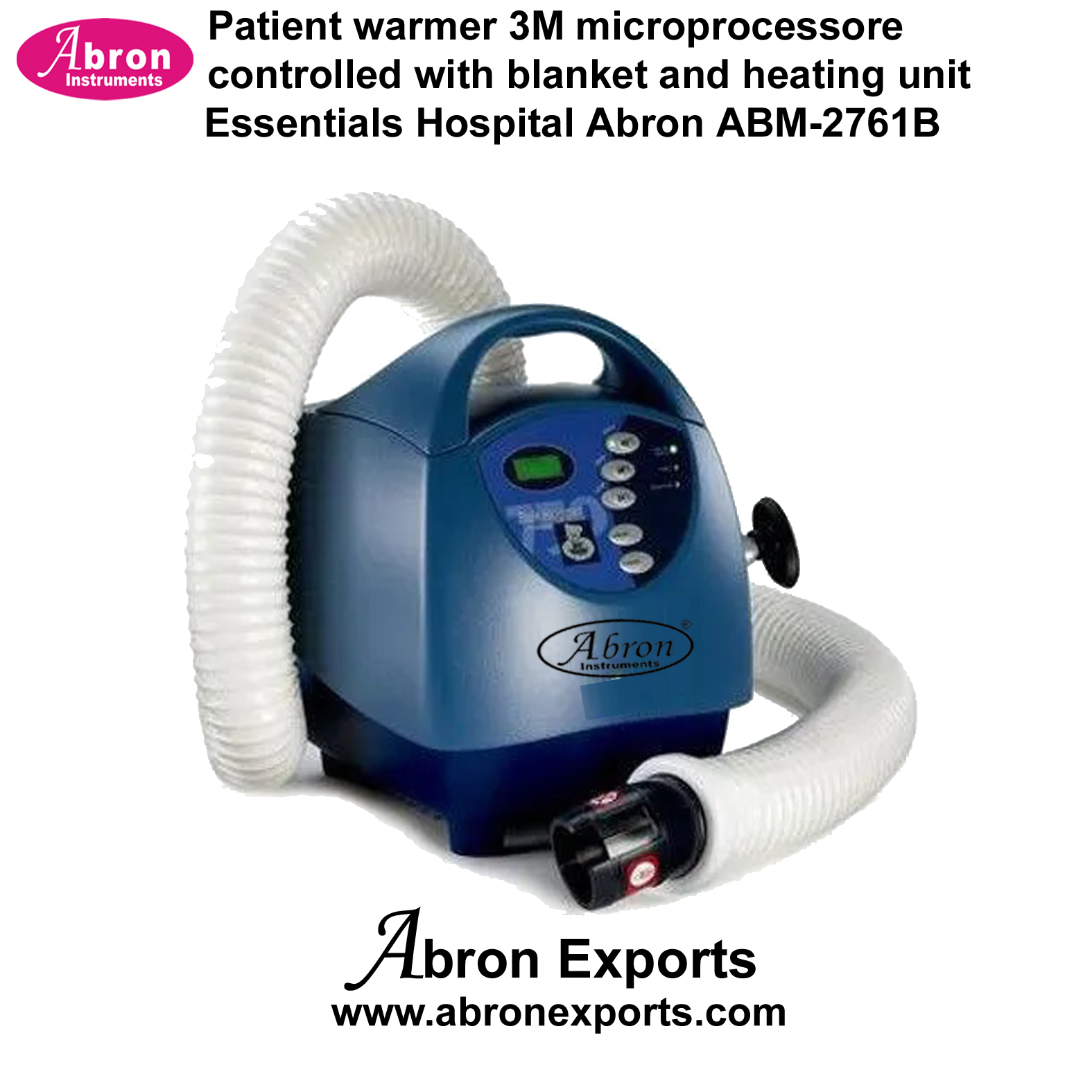 Patient warmer 3M microprocessore controlled with blanket and heating unit Essentials Hospital Abron ABM-2761B 